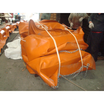 Rubber Oil Boom, Orange PVC Oil Boom